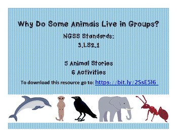 Preview of Animal Groups 3-LS2-1