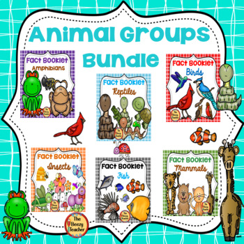Preview of Animal Groups Bundle | science | comprehension | crafts | writing