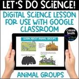 Animal Groups Google Slides Interactive Science Lesson