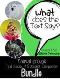 Animal Groups Non Fiction Reading and Research Bundle