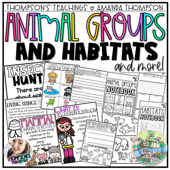 Preview of Animal Groups Unit | Animal Classification | Habitats | Animal Characteristics