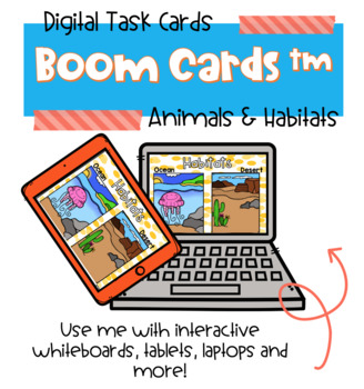 Preview of Animal Habitat BOOM cards.