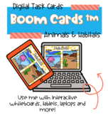 Animal Habitat BOOM cards.