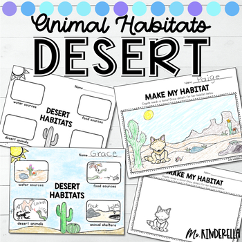 Preview of Animal Habitat Desert Activities