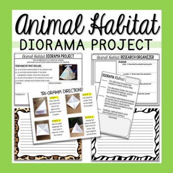 Preview of Animal Habitat Diorama Project