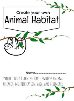 Preview of Animal Habitat Project - Distance Learning