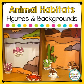 Animal Habitat Project Figures by Primary Plans by Paris | TPT