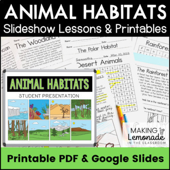 Preview of Animal Habitats