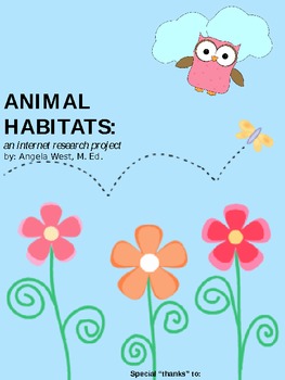 Preview of Animal Habitats: An Internet Research Project