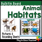 Animal Habitats Bulletin Board
