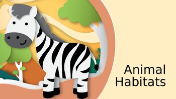 Preview of Animal Habitats: Comprehensive Science Presentation