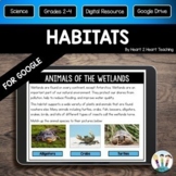 Animal Habitats Google Slides Unit Wetlands Woodlands Dese