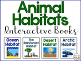 Animal Habitats Interactive Books - Science Books - Print 