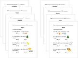 Animal Habitats Pack: short and simple assessments