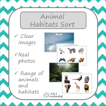 Preview of Animal Habitats Sort