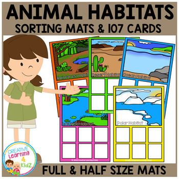 Preview of Animal Habitats Sorting Mats