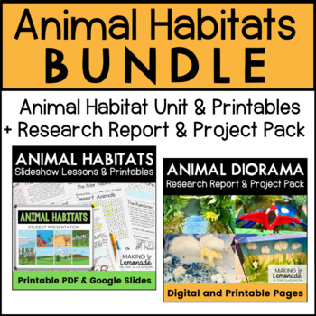 Preview of Animal Habitats {THE BUNDLE}
