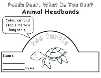 Eric Carle Panda Bear What Do You See?-Animal Headbands by Rick's Creations