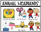 Animal Headbands - Hat - Dramatic Play - Theme