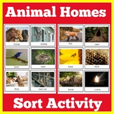 Animal Homes | Preschool Kindergarten 1st Grade | Science Center Activity