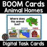 Animal Homes and Environments BOOM Cards | Animal Camouflage