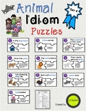 Animal Idiom Puzzles Set 4