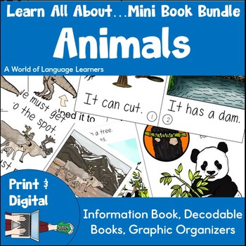 Preview of Animal Information and Decodable Books Bundle