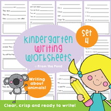 Animal Informational Writing Worksheets Pack