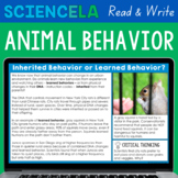 Animal Instincts & Learned Behaviors Reading Comprehension