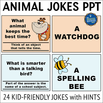 Animal Jokes PowerPoint by The Brighter Rewriter | TPT