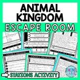 Animal Kingdom Escape Room Stations - Reading Comprehensio