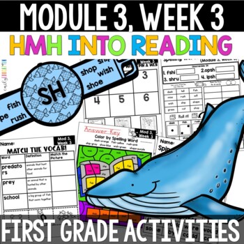 Preview of Animal Kingdom Module 3 Week 3 HMH Into Reading 1st Grade Activities