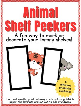 heavy duty library shelf markers