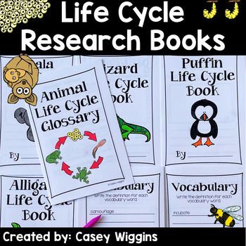 Preview of Animal Life Cycle Research Books