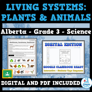 Preview of Alberta - Science - Grade 3 - Living Systems - NEW 2023 Curriculum