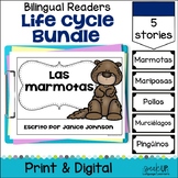 Animal Life cycle Readers Bilingual Bundle Print & Boom Ca