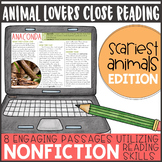Animal Lovers Close Reading- Scariest Edition