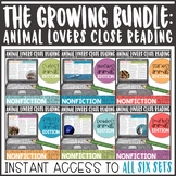 Animal Lovers Close Reading: The Growing Bundle