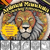 Animal Mandala Coloring Adventure