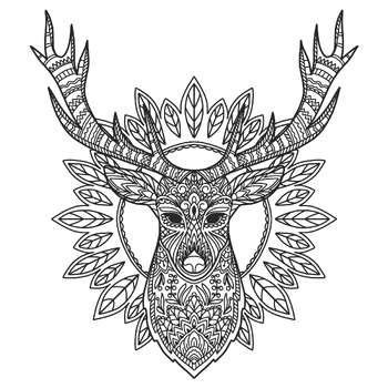 Animal Mandala Coloring pages for Adults and kids Printable -25 pages