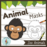 Animal Masks: 15 Printable Zoo Animals for Dramatic Play, 
