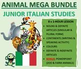 Animal Mega-Bundle — Italian Studies (Vocab, Grammar, Assessment)