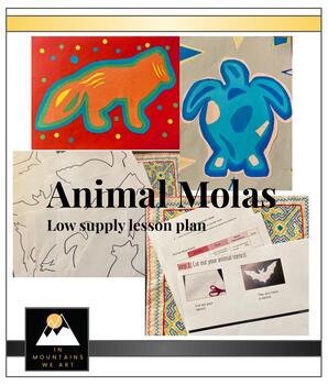 Preview of Animal Molas Art Project (low supply)
