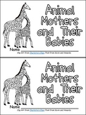 Animal Mothers Emergent Reader for Kindergarten- Great for