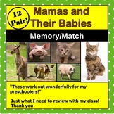 Animal Mothers and Their Babies: Memory Match