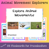 Animal Motion Explorers: 28 Flashcards for Preschoolers PDF