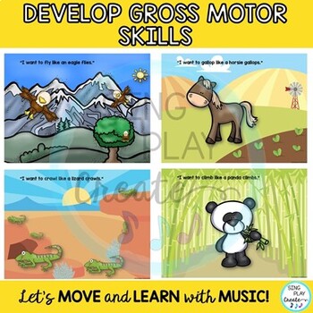 Animal Movement Activity Song: "I Want to Move Like an Animal" Video