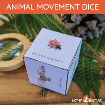 Preview of Animal Movement Dice | Four versions | Nature Movement game |