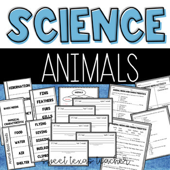 Preview of Animal Needs, Characteristics, and Behaviors TEKS 2.9A and 2.10A