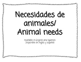 Animal Needs (English & Spanish)